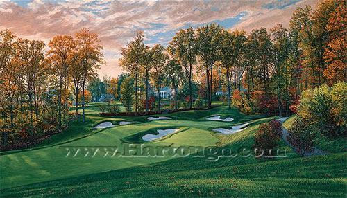 Caves Valley golf art