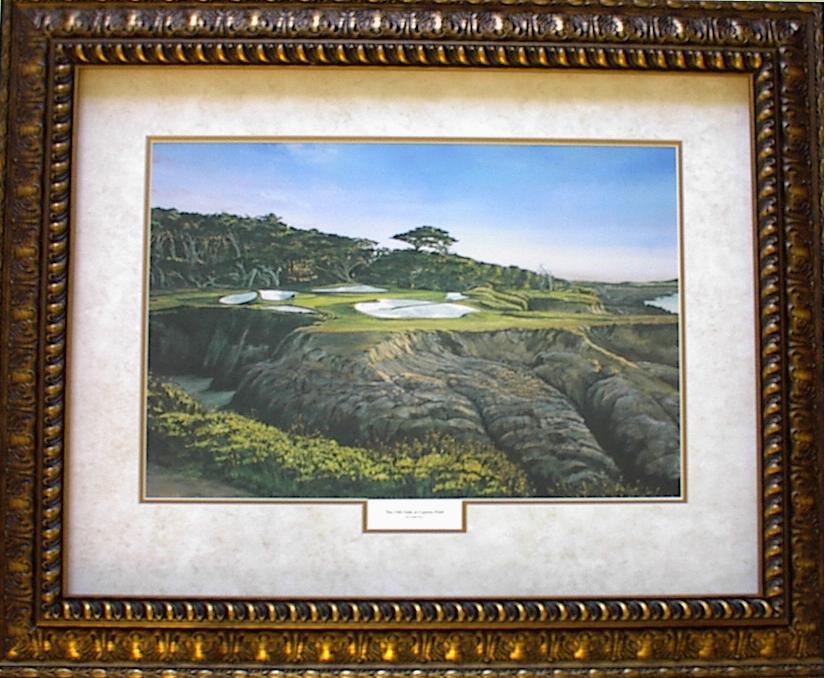 Cypress Point Art Bronze Frame Opqaue Mat