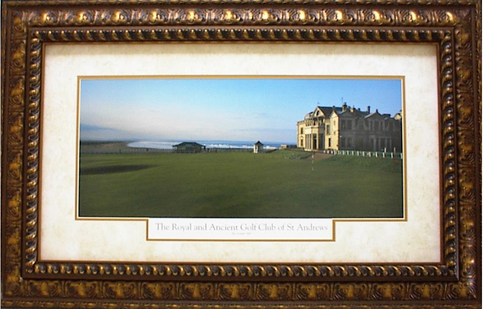 St Andrews Bronze Frame Opaque Mat