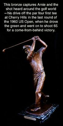 Arnold Palmer Golf Sculpture