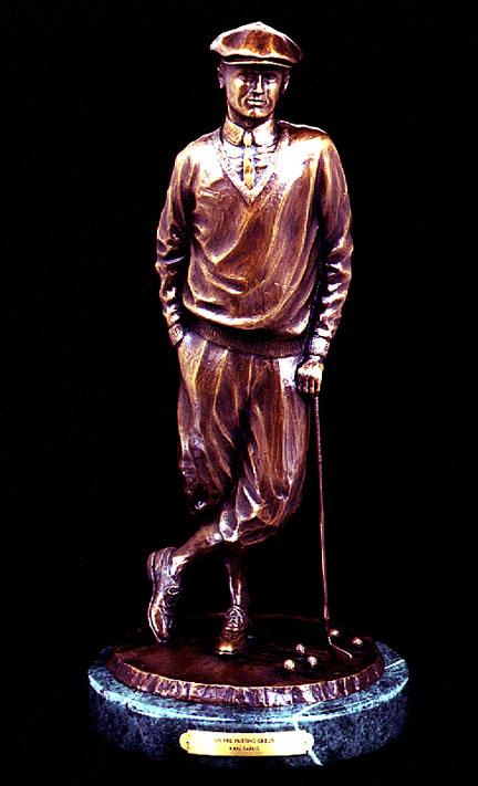 Gentleman Golfer Bronze Sculpture