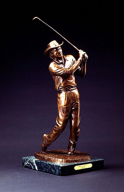 Greg Norman Golf Sculpture