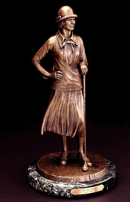 Lady Golfer Bronze Sculpture